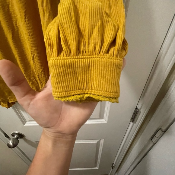 Free People Yellow Blouse - Picture 7 of 9